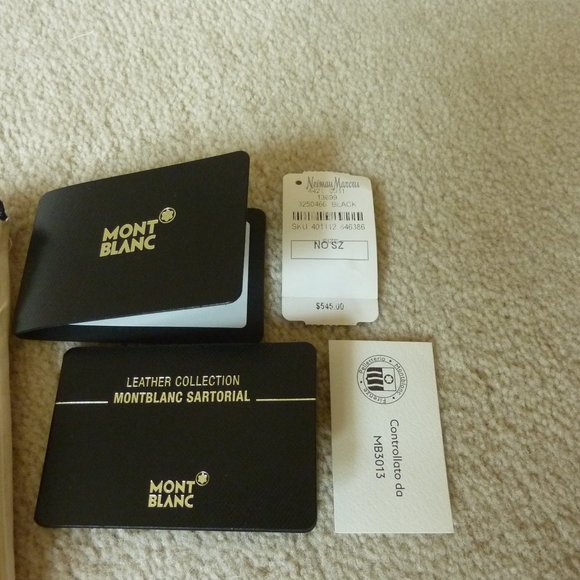 MONT BLANC Sartorial Saffiano Leather Logo Wallet - Picture 5 of 14